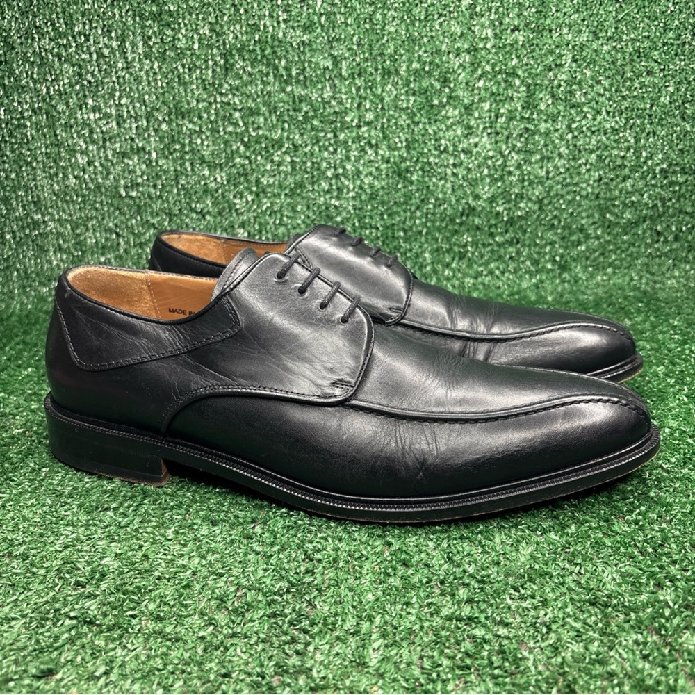 Mezlan "TIMMY" Shoes Mens Size‎ 11 M Black Leather Derby Dress Made In Spain